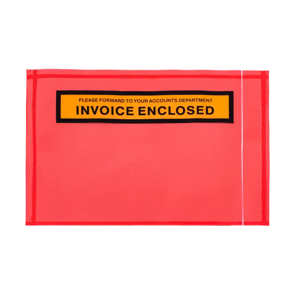 Invoice Enclosed Doculope 165mm x 115mm Red (1000/Pack)