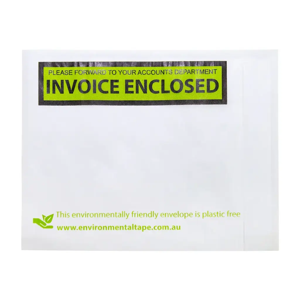 Paper Ecolopes Invoice Enclosed 150mm x 115mm White (1000/Pack)