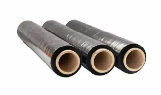 [1017B-LTE] Hand Stretch Wrap (Black) - 500mm x 25um