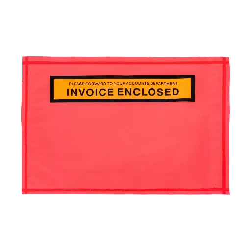 [8004] Invoice Enclosed Doculope 175mm x 125mm Red (1000/Pack)